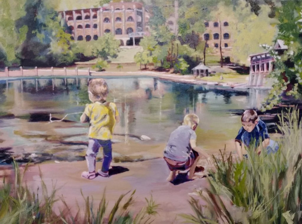 Fleeting Moments of Summer, acrylic, 16×20